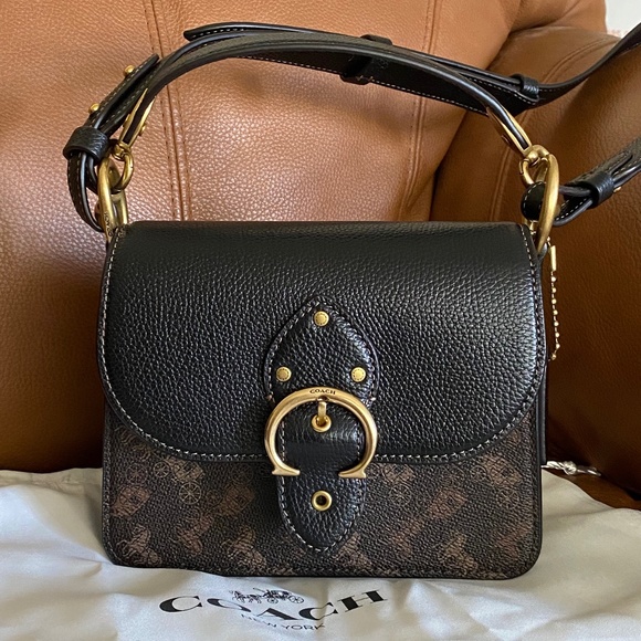 ❌Sold❌ COACH Beat 18 Crossbody w/ Horse and Carriage Print - NO Chain Strap! - Picture 1 of 14